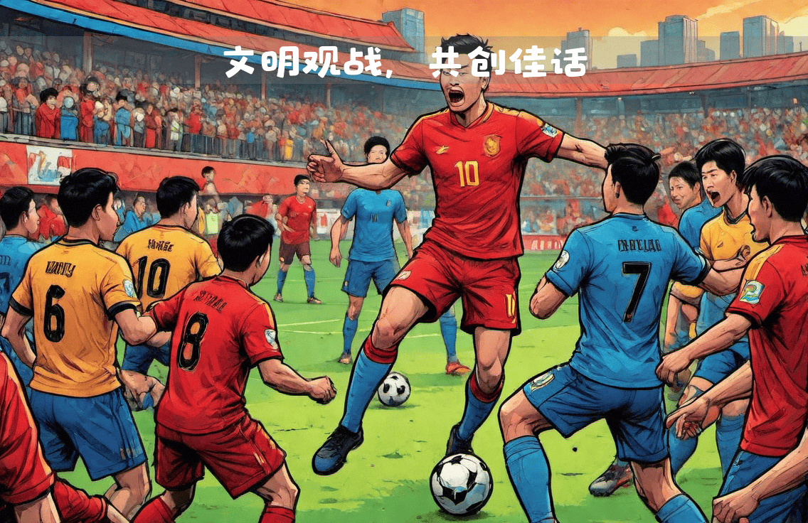 场上拼搏不止，球迷热情不减