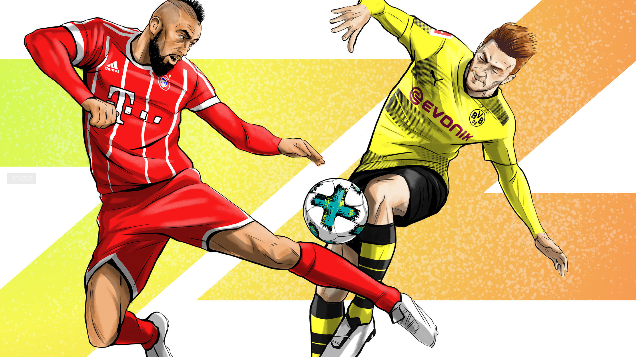 -一场激烈的足球对决即将上演